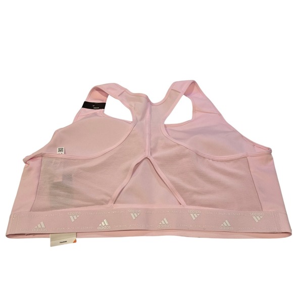 Adidas PWR MS PS Sports Bra Clear Pink Women's 3X Medium Support - Picture 12 of 12